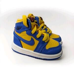 Nike Air Jordan 1 Retro High OG TD Yellow FD2598-700 Toddler Size 3C